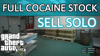 Gta 5 Online | Sell Full Cocaine Stock Solo ($840k) | Double Money Mc Business