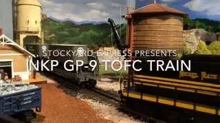 Nickel Plate Road GP-9 TOFC Train