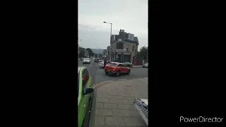 Bradford Oak Lane | Driver Goes crazy and smashes the car