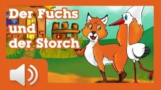 Der Fuchs und der Storch - Märchen für Kinder ( Hörbuch auf Deutsch )