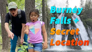 Family Hiking Adventure to Burney Falls + Secret Location in Northern California