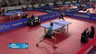 NDM 2017 in Bamberg: Timo Boll vs. Jochen Schmitt "Der ist auf Kamera!"