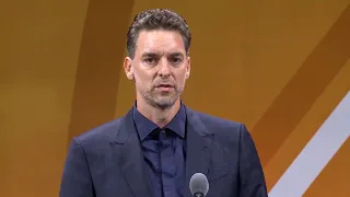 Pau Gasol talks about Kobe - Full Basketball Hall of Fame Enshrinement Speech