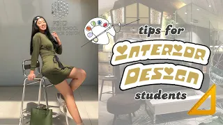 TIPS FOR INCOMING INTERIOR DESIGN STUDENTS / Important things to know | Camille Villa