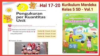 Jawaban matematika kelas 5 hal.17,18,19,20| Vol.1 kurikulum Merdeka Bab 2  @GUcilchaNEL1964