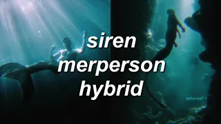 siren / merperson hybrid ✧ gender neutral subliminal 𝙧𝙚𝙦𝙪𝙚𝙨𝙩𝙚𝙙 (shortened)