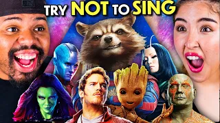 Adults Try Not To Sing - Guardians Of The Galaxy | React