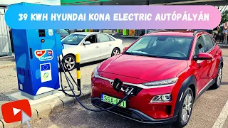 Mennyit fogyaszt a 39 kWh-ás Hyundai Kona Electric autópályán?