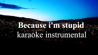 Because i'm stupid karaoke instrumental -내가 멍청한 노래방이라서 - (acoustic version) kim hyun joong