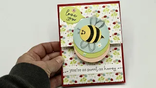 Bee My Valentine Pocket Card