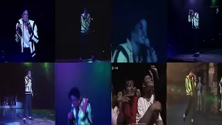 Michael Jackson Thriller 8 Live Versions Synced Together