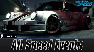 Need For Speed 2015: Prestige Mode | All Speed (Spike) Events [All Gold Stars]