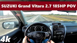 Suzuki Grand Vitara II (2007) 2.7 v6 185hp Automat | Startup & POV Drive Test | Acceleration #8