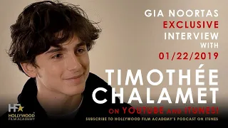 Interview with Timothy Shalame. The protagonist of the film Beautiful Boy