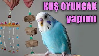 Muhabbet Kuşunu Mutlu Edecek Oyuncak Yapımı Kuş Oyuncak Yapımı