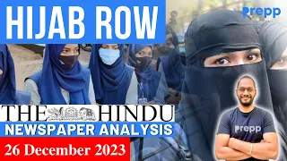 26 Dec 2023 | The Hindu Newspaper Analysis for UPSC | Current Affairs Today #thehindu