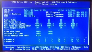 ✅Разгон Xeon x3470 до 4 ГГц / Overclocking Xeon x3470 up to 4 GHz