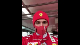 F1 - Sainz Jr e l'esordio sulla Ferrari (28.01.21)