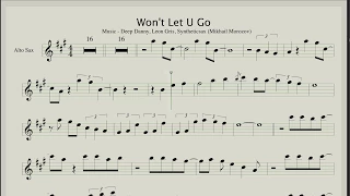 Deep Danny & Leon Gris Feat. Syntheticsax – Won’t Let U Go (Backing track & Sheet music for Sax)