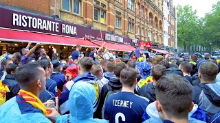 Scottish Football Fans PARTY 🏴󠁧󠁢󠁳󠁣󠁴󠁿 Leicester Square London | 4K HDR | June 2021