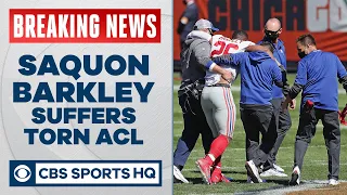 Giants' Saquon Barkley suffers season ending torn ACL | CBS Sports HQ