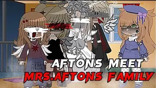 •Aftons meet Mrs.Aftons family||Gacha fnaf Afton family•