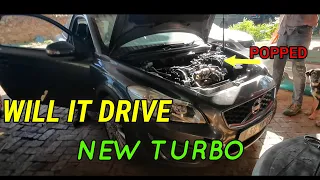 Installing a new turbo into a Volvo C30