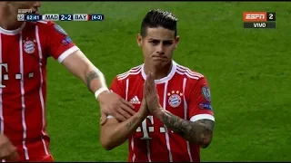 JAMES RODRIGUEZ VS REAL MADRID  (AWAY) 01/05/18 HD