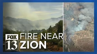 Evacuation orders lifted after wildfire breaks out near Zion National Park