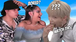 Siblings react to 'Straykids moments that will cure your BOREDOM!'