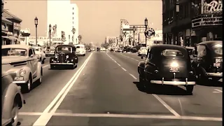 Driving Los Angeles 1950's