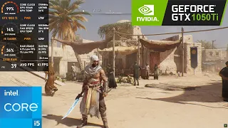 GTX 1050 Ti | Assassin's Creed Mirage - 1080p & FSR