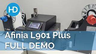 Afinia L901 Plus Colour Label Printer - Full Demonstration | HD Labels