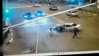 В момент ДТП из «Лады» выпал человек  в Тамбове