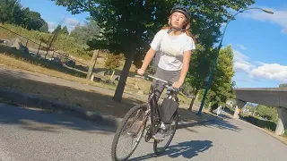 Ride 264 - Return to cycling Stanley Park with no bike lane.