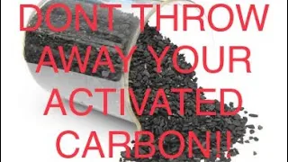 HOW TO RE-USE YOUR ACTIVATED CARBON IN AQUARIUM!!