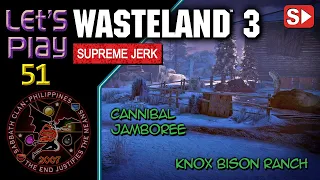 Wasteland 3: Knox Bison Ranch – Cannibal Jamboree – Head Hunter – Let’s Play 51