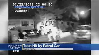 Dash Cam Video Shows Officer's Car Striking Teen