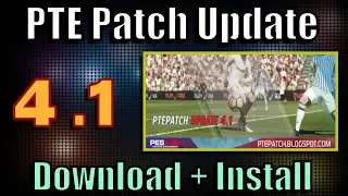 [PES 2018] PTE Patch 4.1 | New Data Pack 3 (Download + Install on PC)