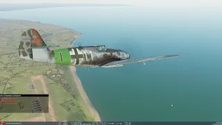 Bf-109K4 Vs. Ace AI P-51D Mustang, DCS Dogfight