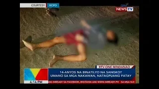 BP: 14-anyos na binatilyo na sangkot umano sa mga nakawan, natagpuang patay