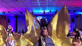 Egyptian Goddess Isis Wings Performance ✨️