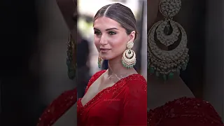 Tara sutaria hot red saree whatsapp status || Brown rang slowed reverb