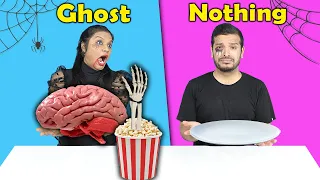 Haunted Challenge | Ghost Vs Nothing Challenge | Hungry Birds