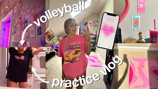 a day in a volleyball player’s life ☁️ practice, productivity + routines