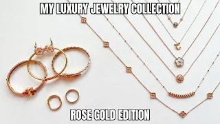 MY LUXURY FINE JEWELRY COLLECTION: EVERYTHING ROSE GOLD | Cartier, VCA, Tiffany & Co, Bvlgari Etc