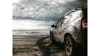 Рено Дастер сквозь грязь Renault Duster off road