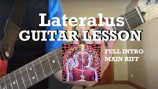 Tool - Lateralus - Guitar Lesson (Full Intro, Main Riff) - Guitar Tab