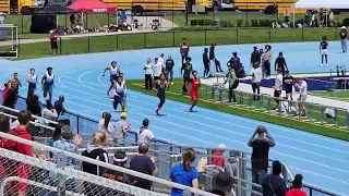 Chris Brittingham runs 21.88(PR) 200m finals at Pioneer Athletic Conference Championship 5/11/2024