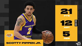 Scotty Pippen Jr. Drops 21 PTS & Career-High 12 AST In Win Over Squadron